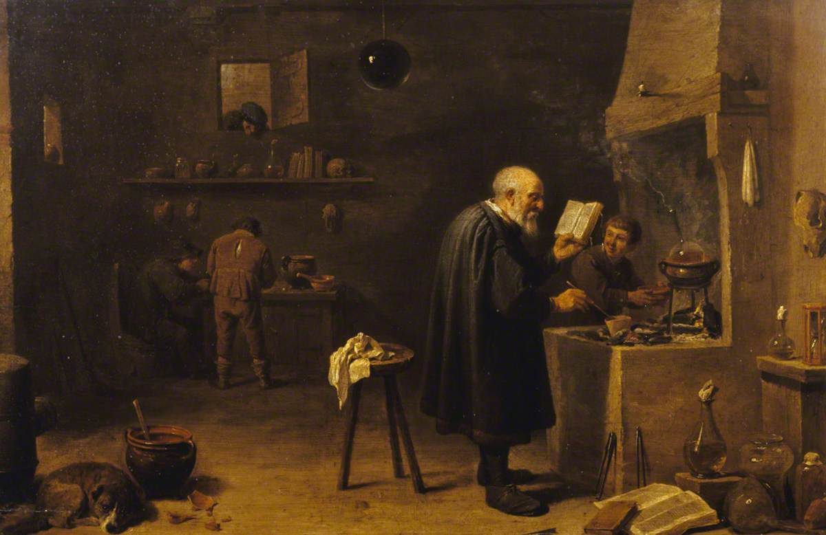 David Teniers the Younger, The Alchemist in His Laboratory